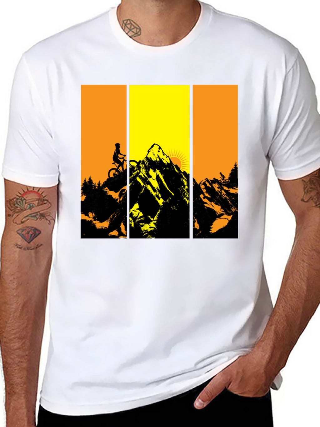 Mountain Biker Graphic Tee - Adventure Ready