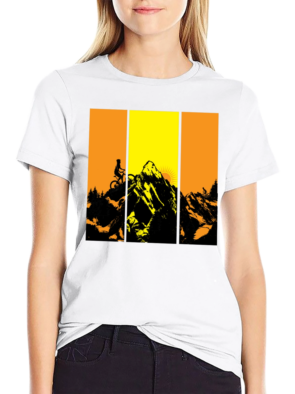 Mountain Biker Graphic Tee - Adventure Ready