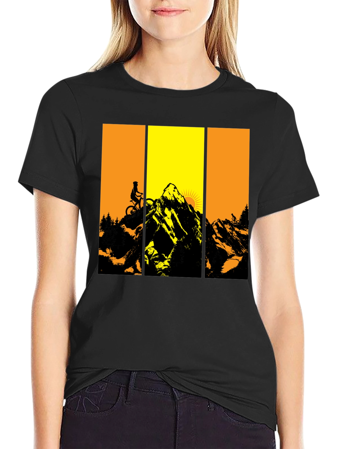 Mountain Biker Graphic Tee - Adventure Ready