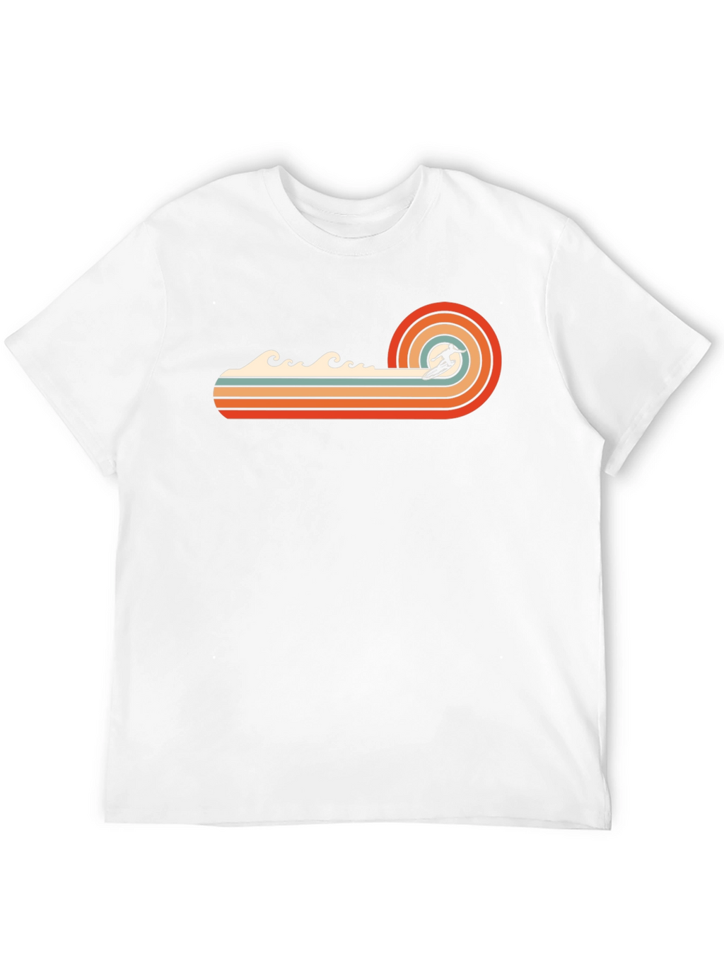 Retro Surfer Wave T-Shirt