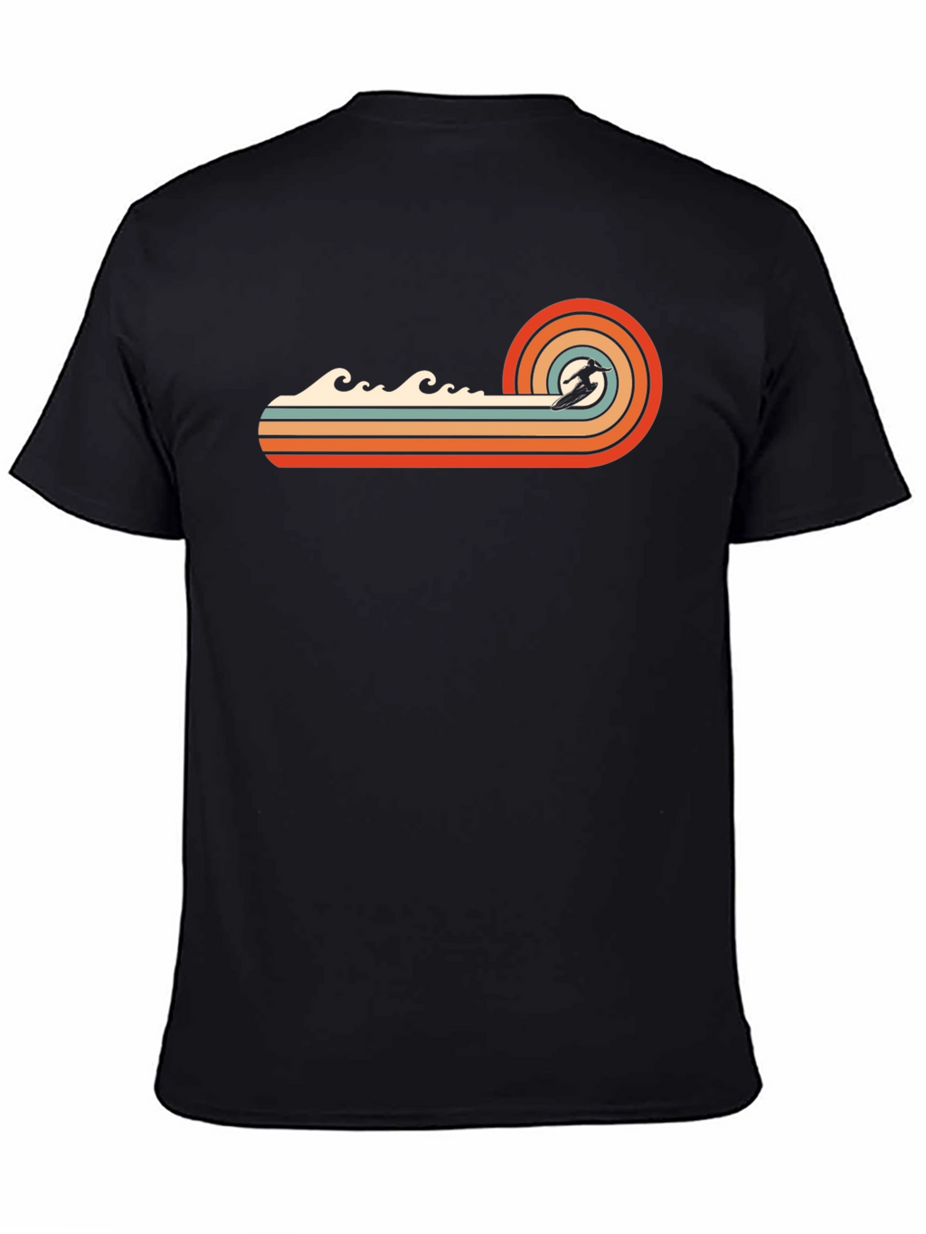 Retro Surfer Wave T-Shirt