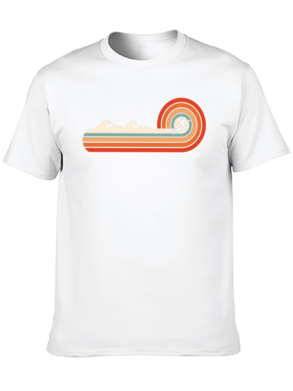 Retro Surfer Wave T-Shirt