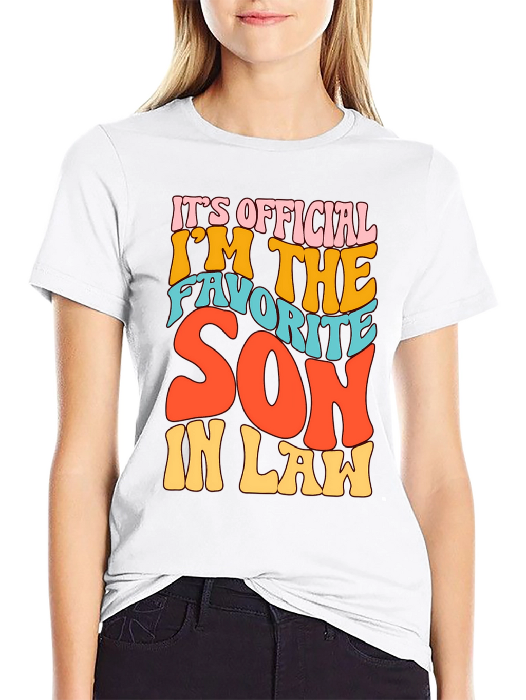 Favorite Son-In-Law Novelty Graphic T-Shirt