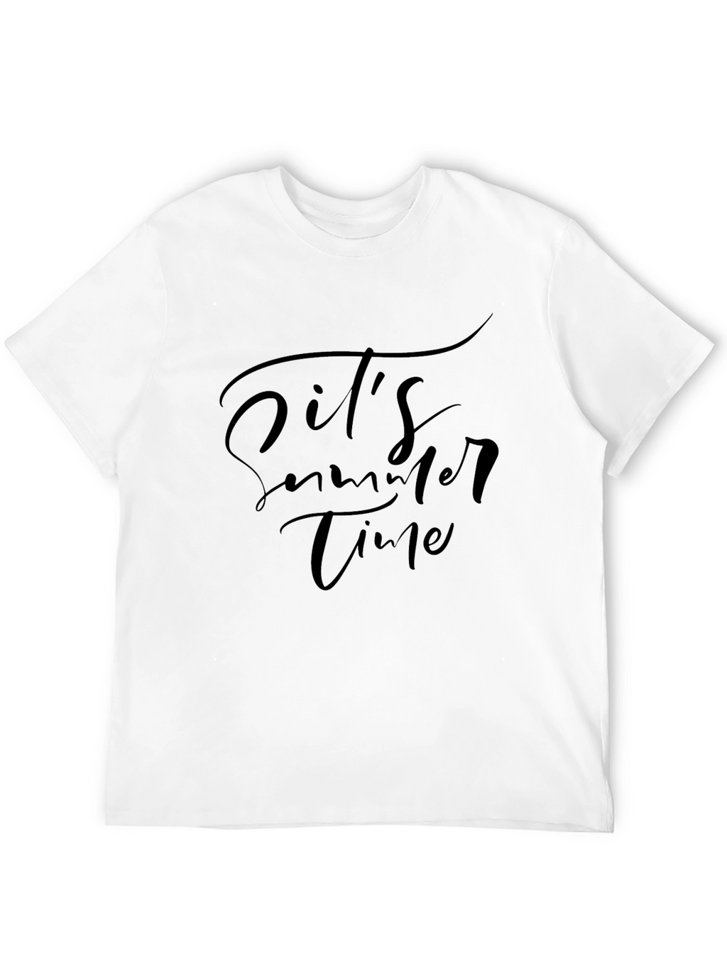 Its Summer Time Black T-Shirt