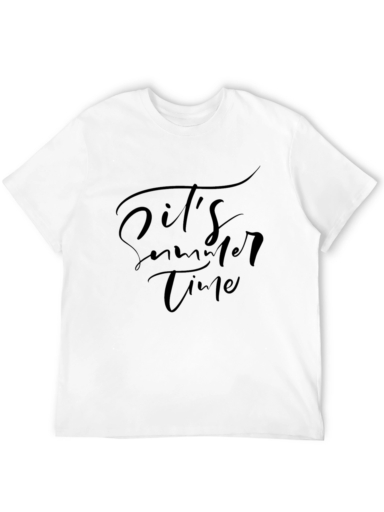 Its Summer Time Black T-Shirt