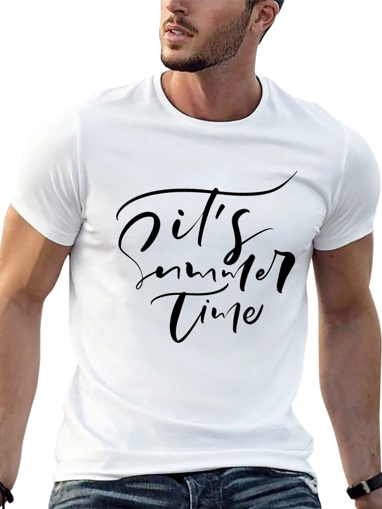 Its Summer Time Black T-Shirt