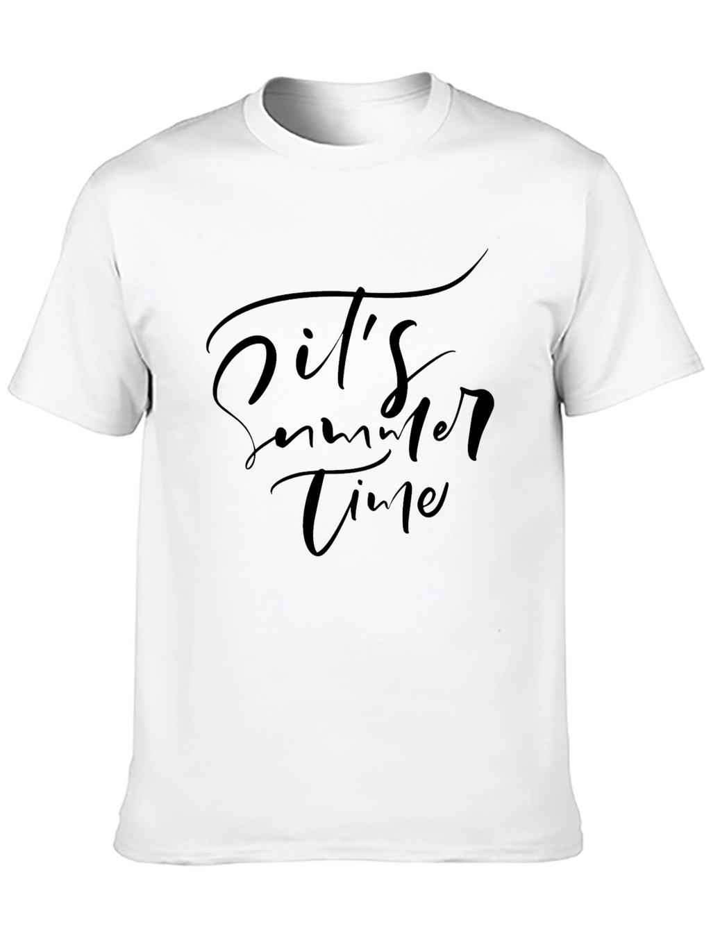 Its Summer Time Black T-Shirt
