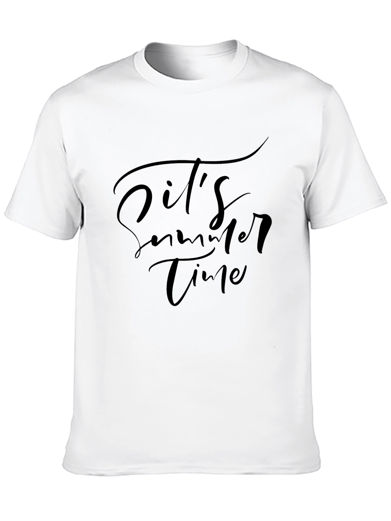 Its Summer Time Black T-Shirt
