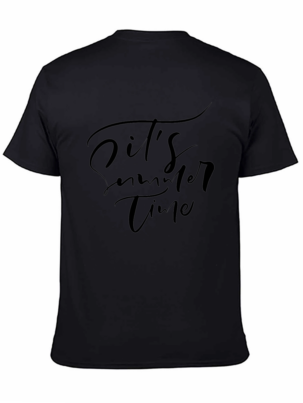 Its Summer Time Black T-Shirt