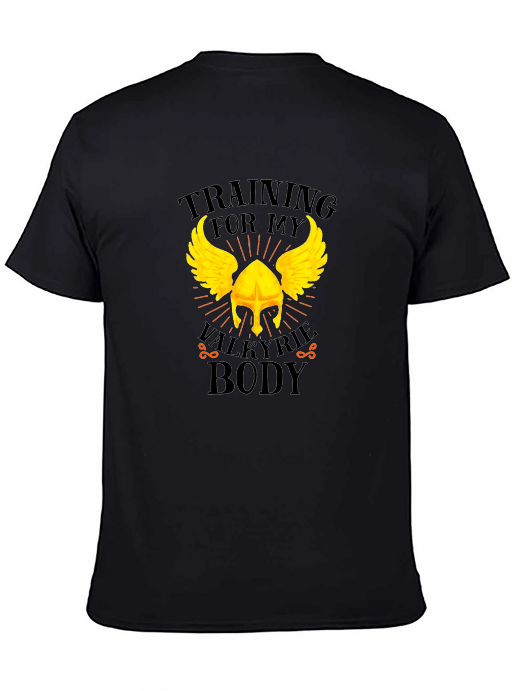 Valkyrie Body Training Graphic Tee - Black