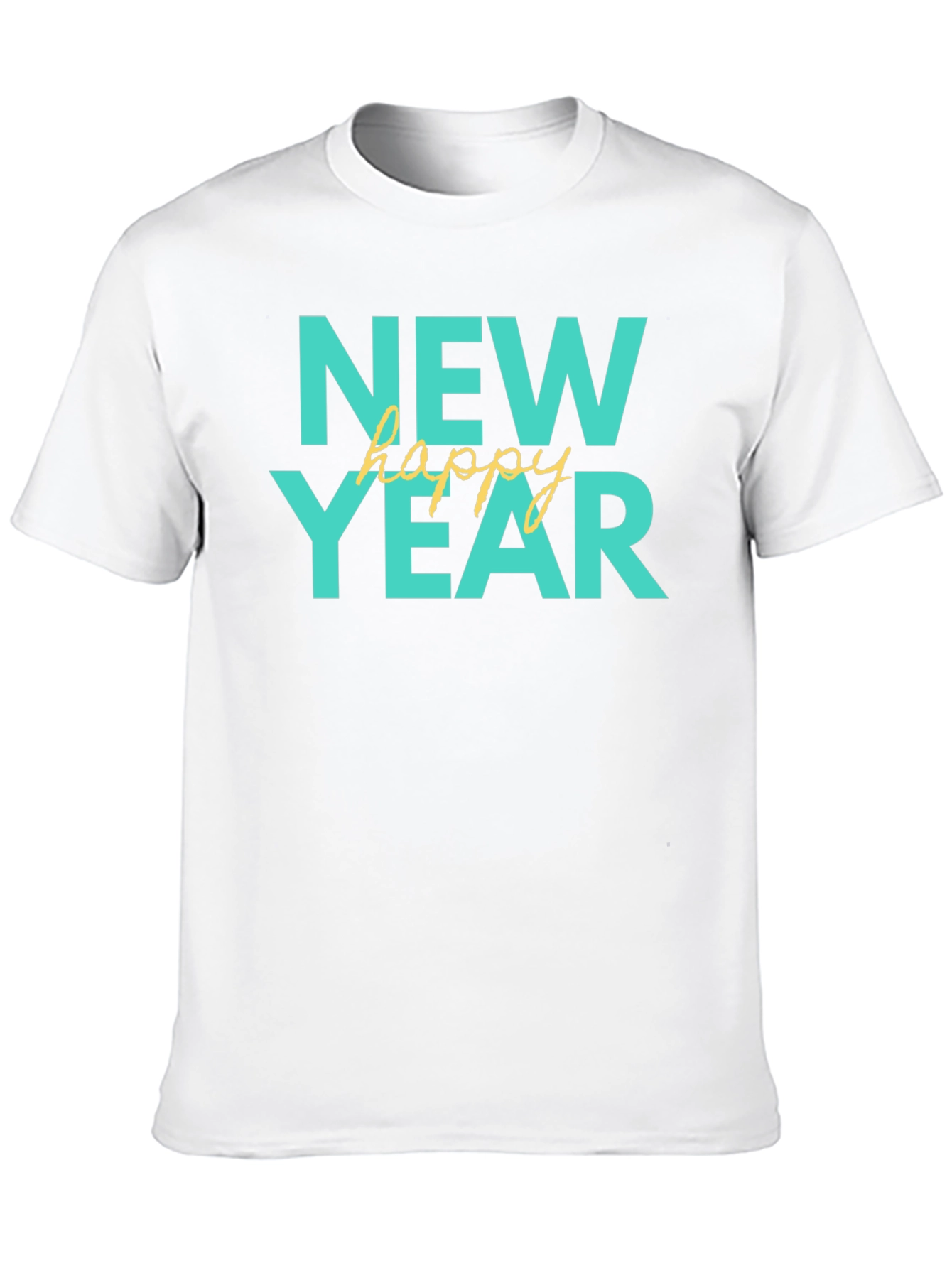 New Year Happy T-Shirt - Stylish Holiday Apparel
