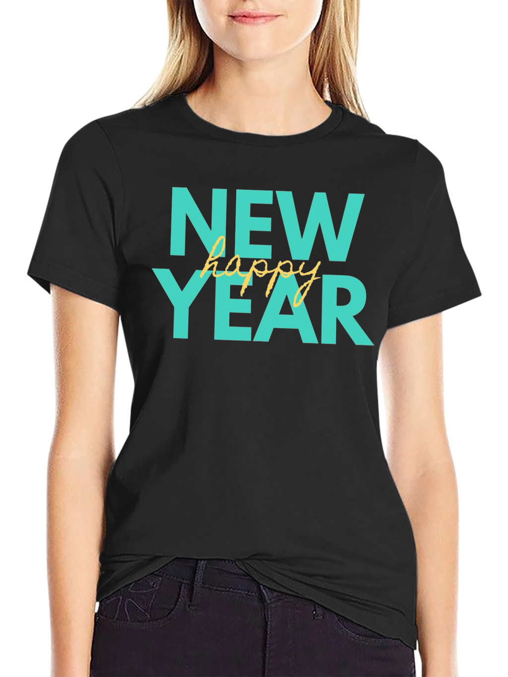 New Year Happy T-Shirt - Stylish Holiday Apparel
