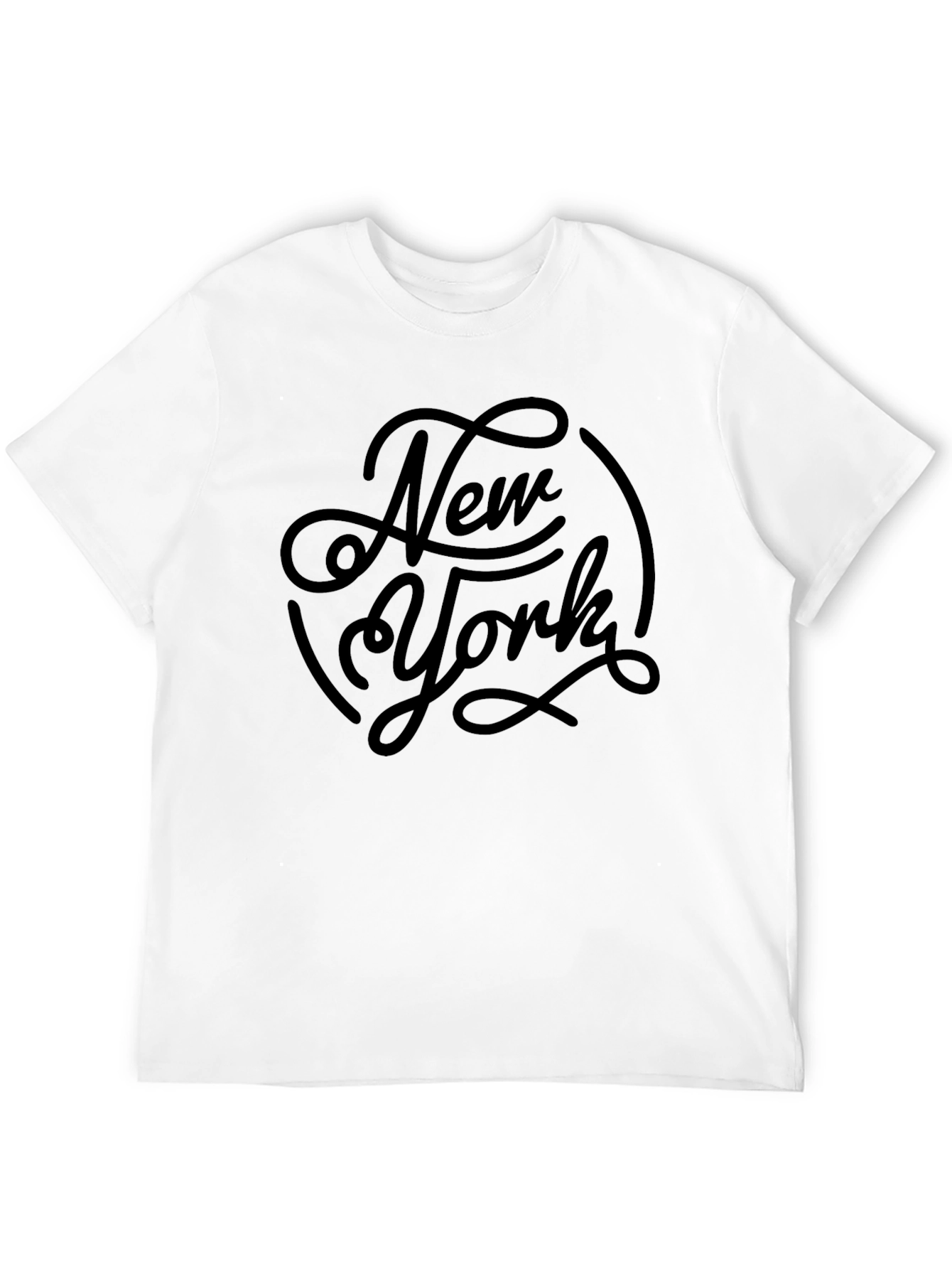 New York Graphic Tee - Stylish Black T-Shirt