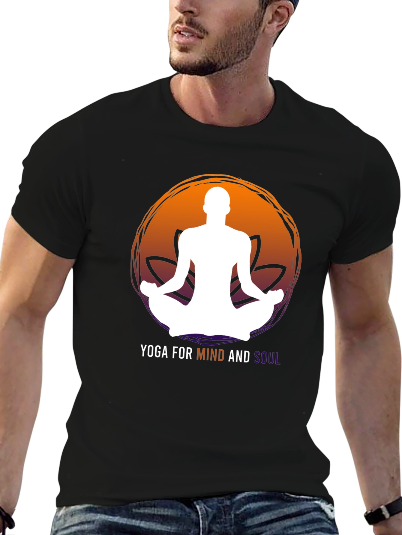 Yoga Mind and Soul Graphic Tee
