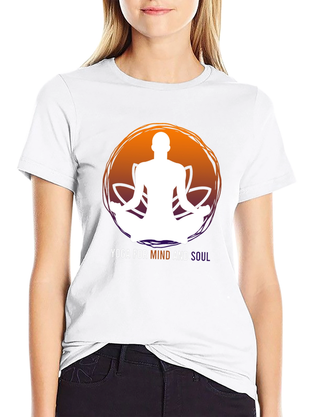 Yoga Mind and Soul Graphic Tee