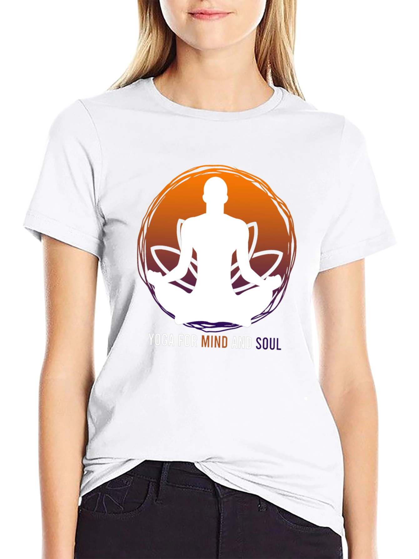 Yoga Mind and Soul Graphic Tee