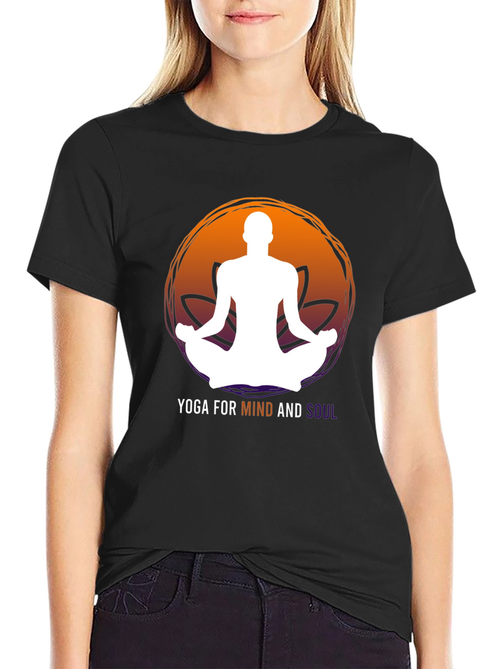 Yoga Mind and Soul Graphic Tee