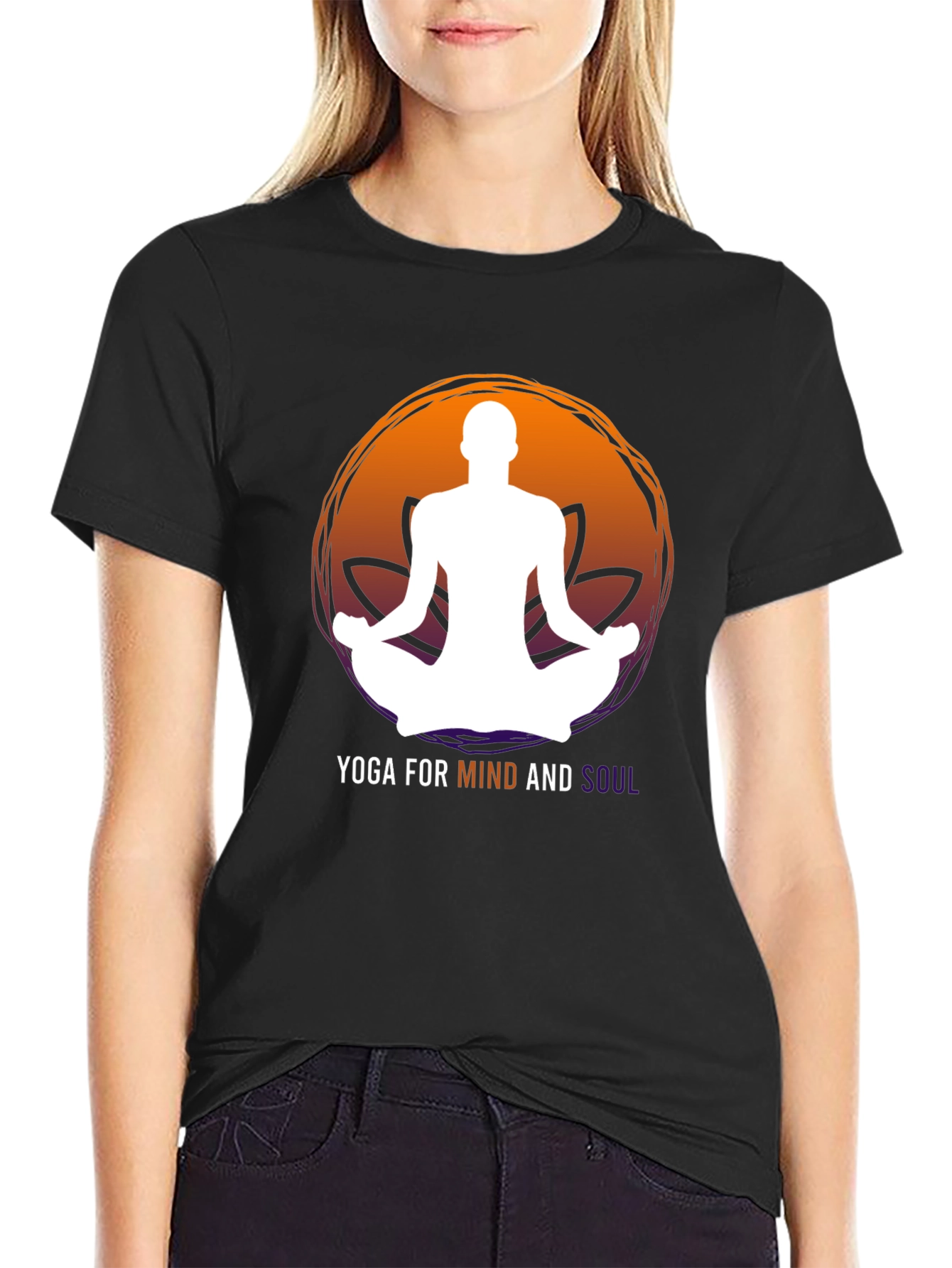 Yoga Mind and Soul Graphic Tee