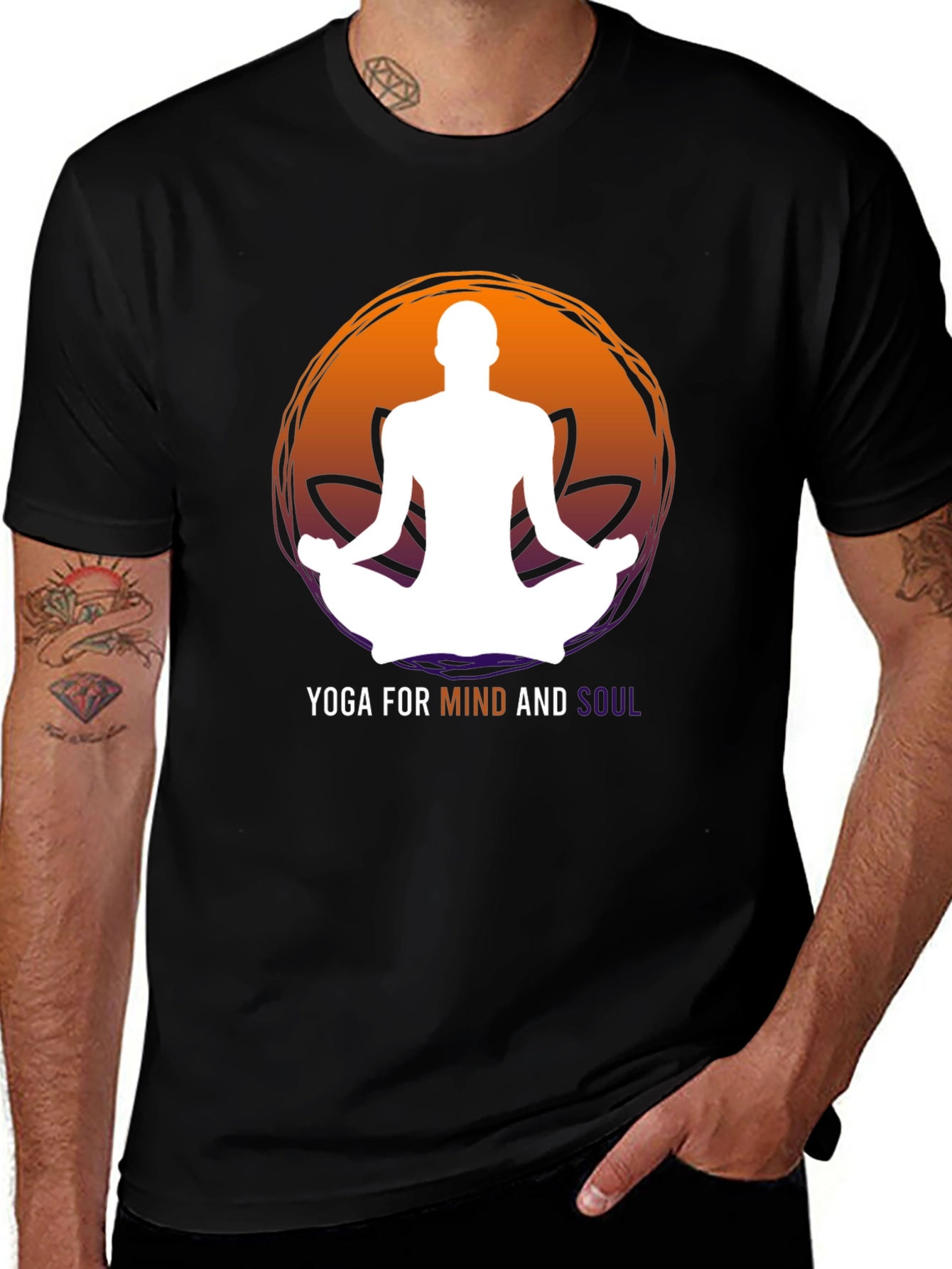Yoga Mind and Soul Graphic Tee