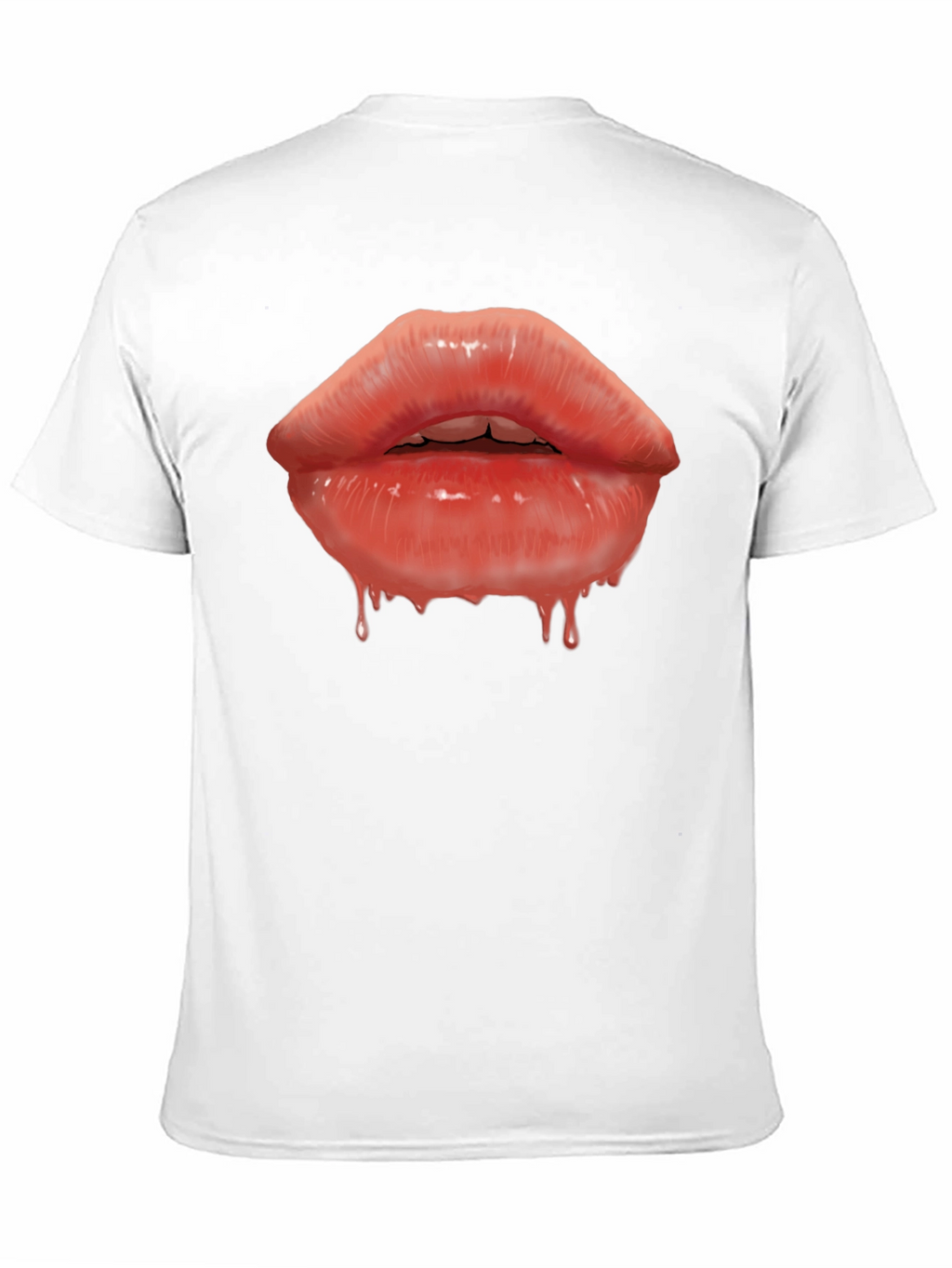 Lips Graphic T-Shirt - Mens Black Tee