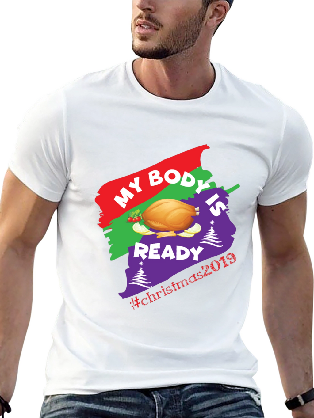 Christmas Turkey T-Shirt - My Body is Ready