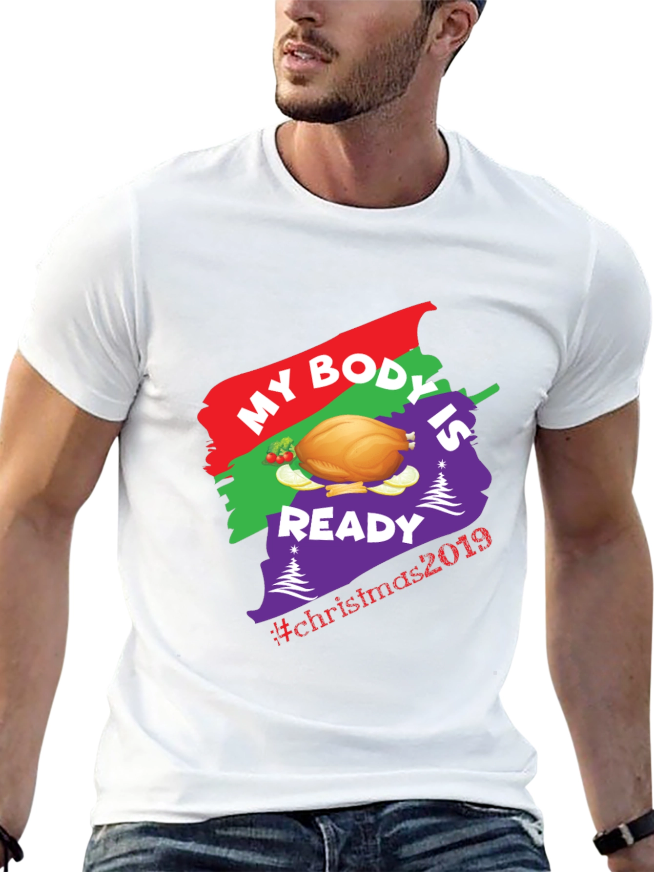 Christmas Turkey T-Shirt - My Body is Ready