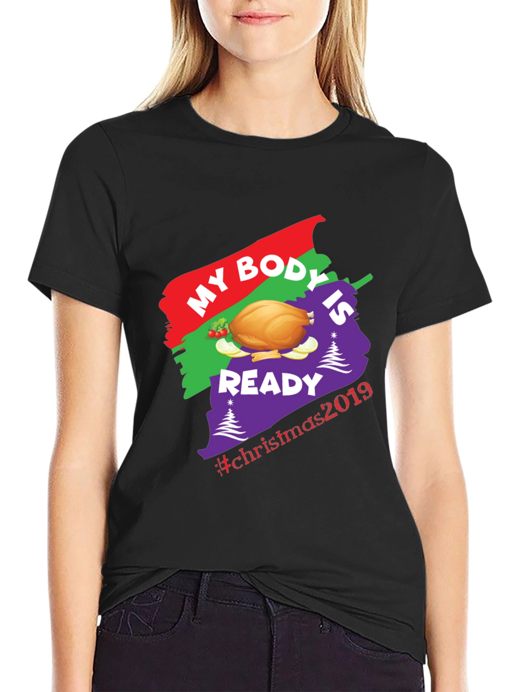 Christmas Turkey T-Shirt - My Body is Ready