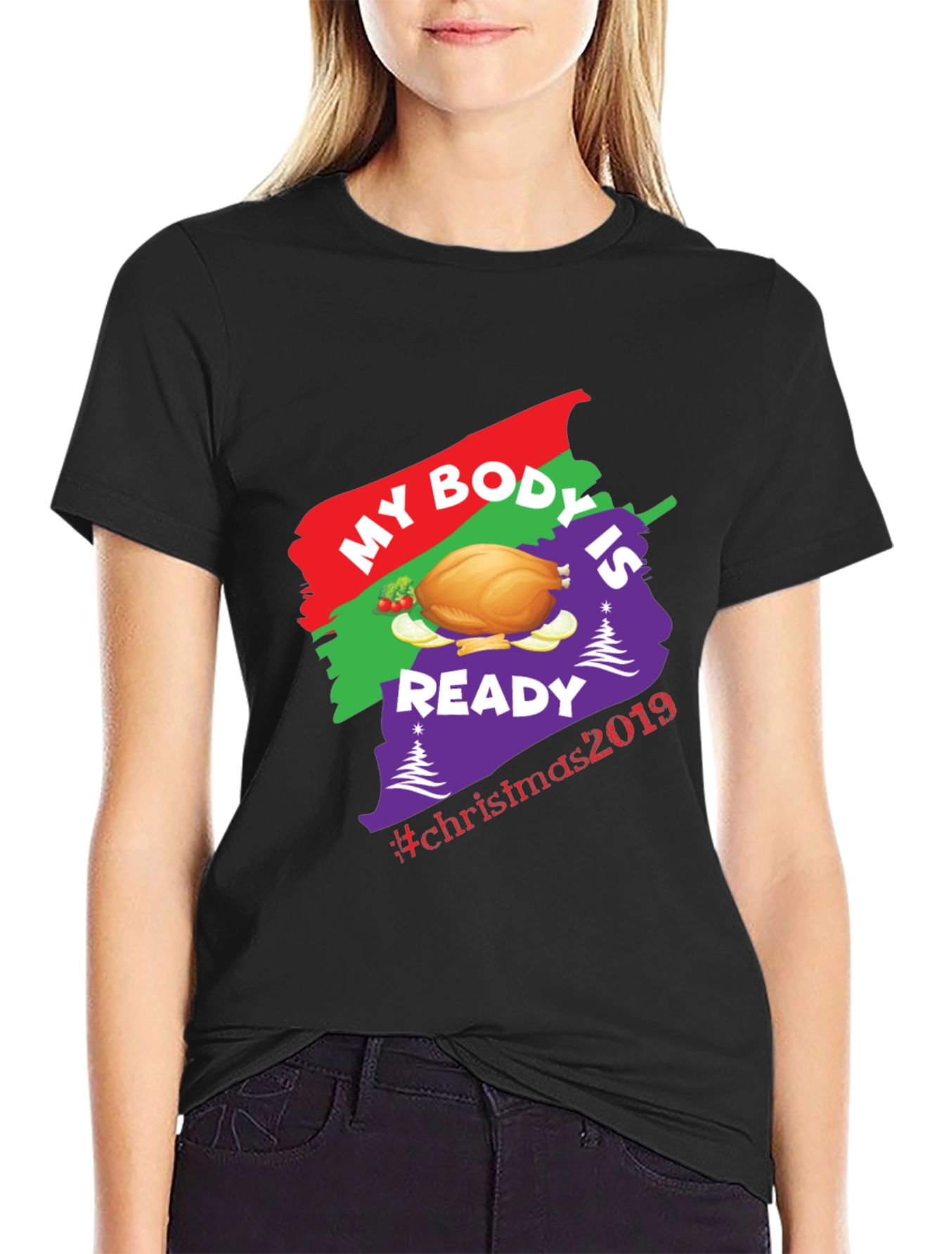 Christmas Turkey T-Shirt - My Body is Ready