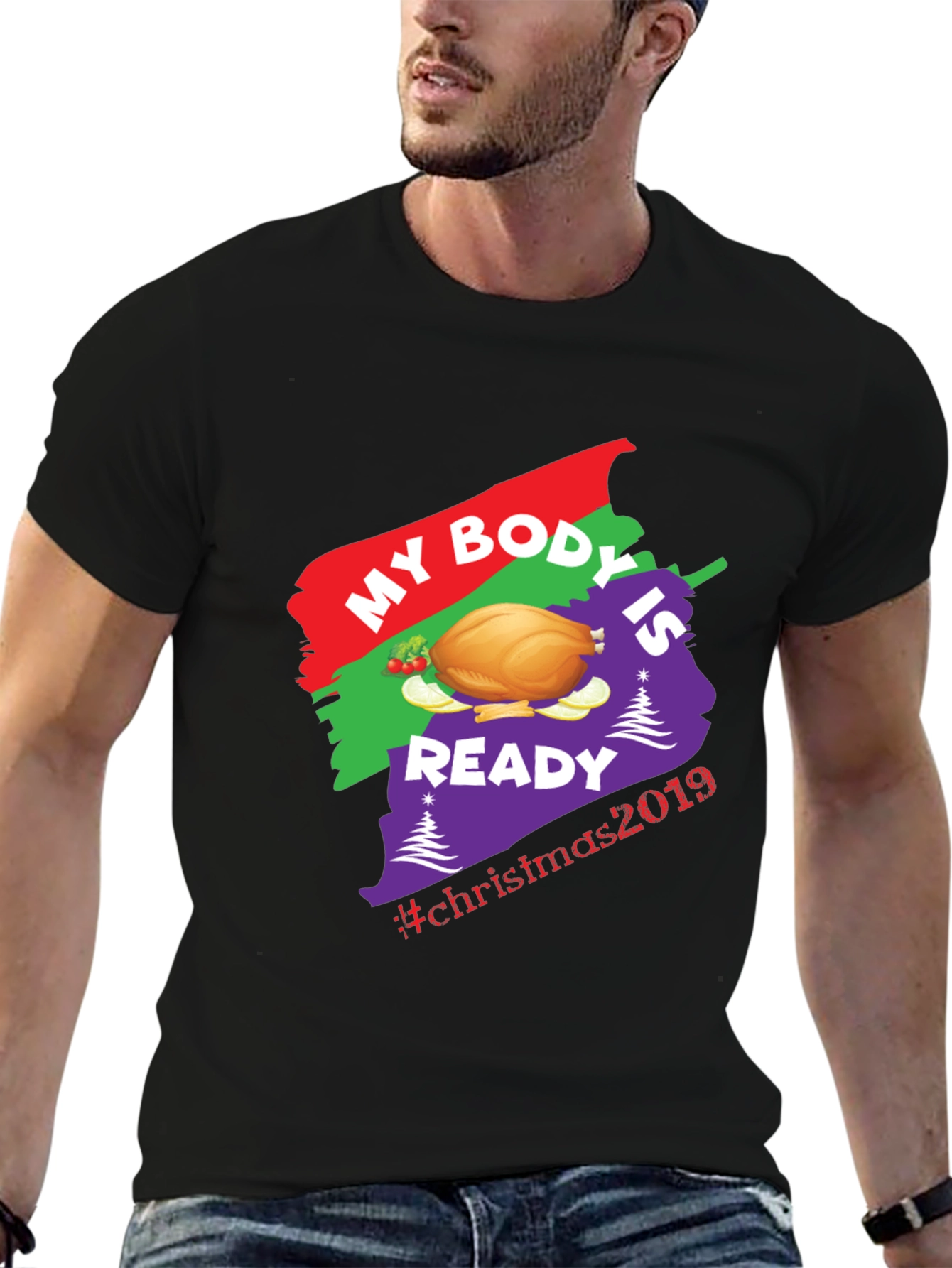 Christmas Turkey T-Shirt - My Body is Ready