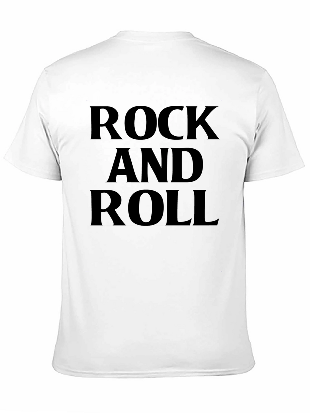 Rock and Roll Graphic Tee - Classic Black T-Shirt