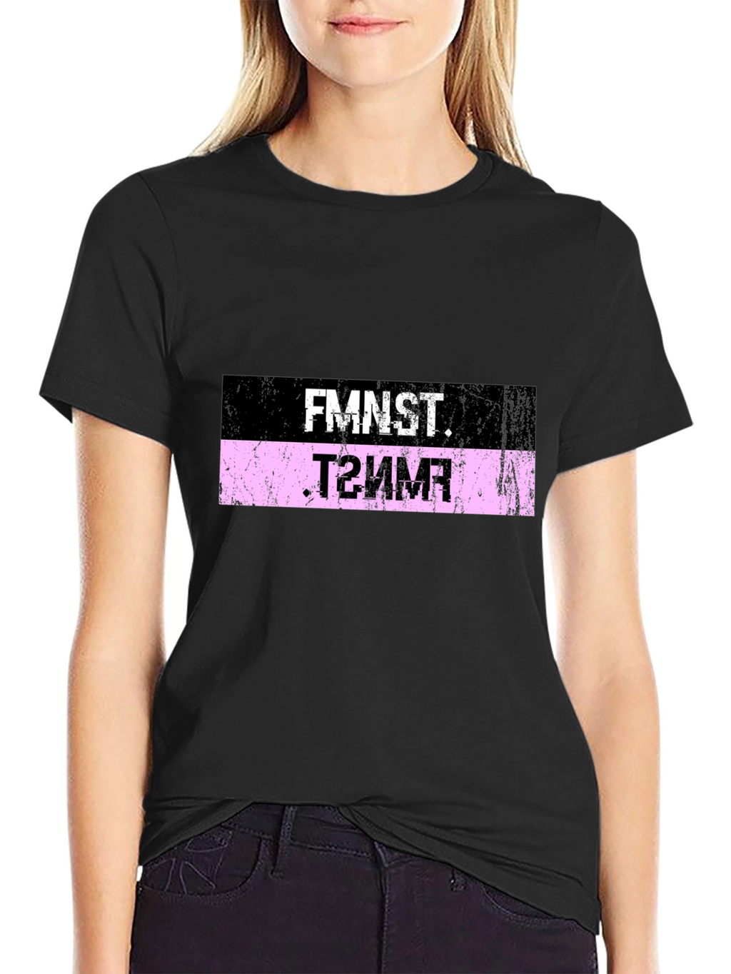Feminist FMNST T-Shirt: Black Tee for Equality