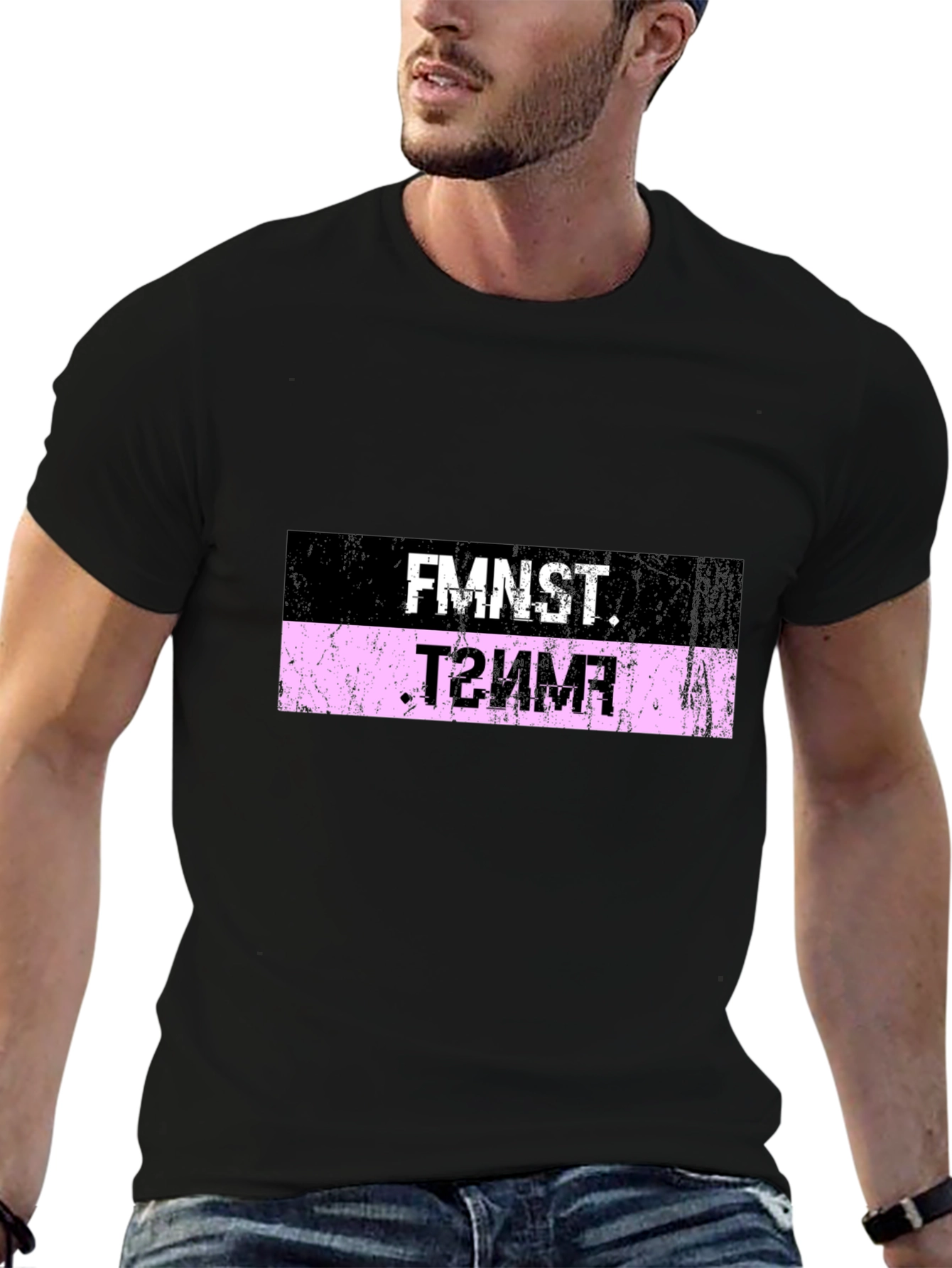Feminist FMNST T-Shirt: Black Tee for Equality