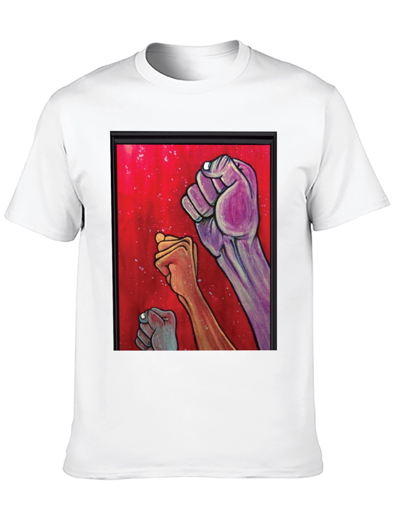 Unity Fist Graphic Tee - Black