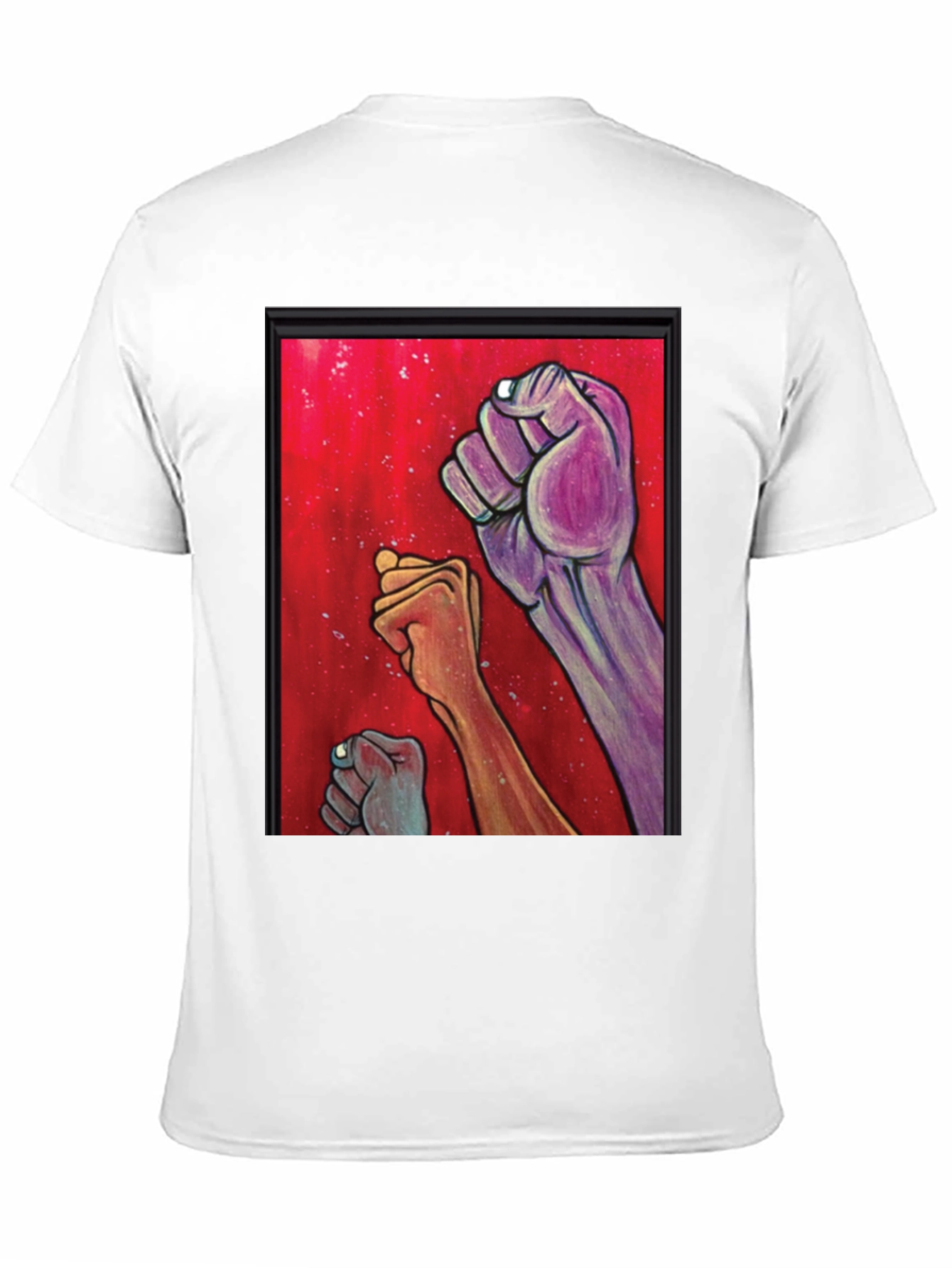 Unity Fist Graphic Tee - Black