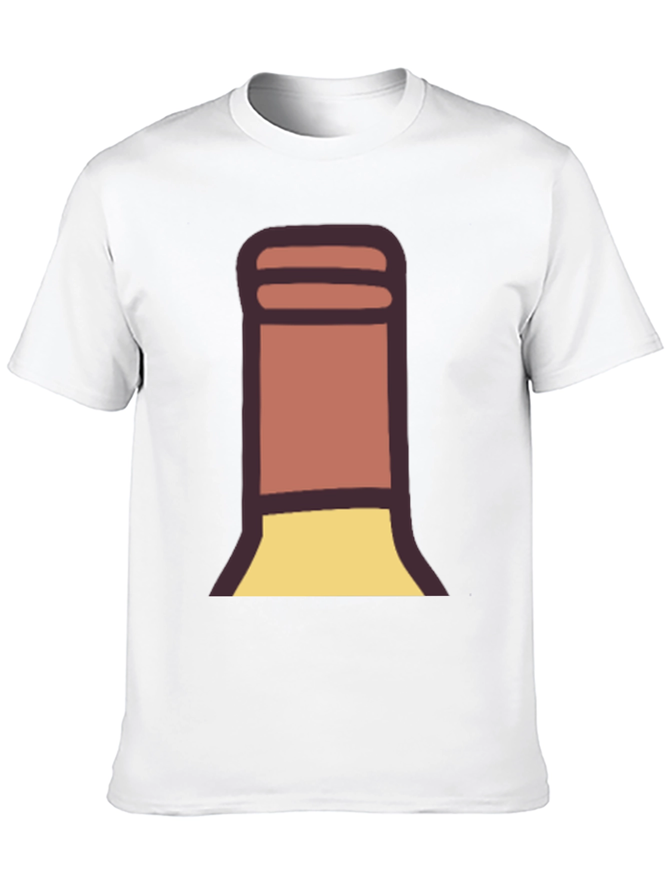 Fun Cartoon Wine Bottle T-Shirt