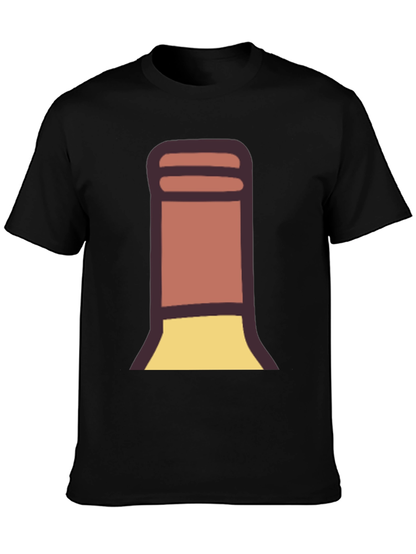 Fun Cartoon Wine Bottle T-Shirt