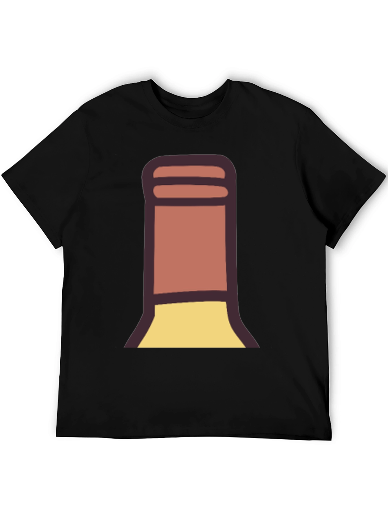 Fun Cartoon Wine Bottle T-Shirt