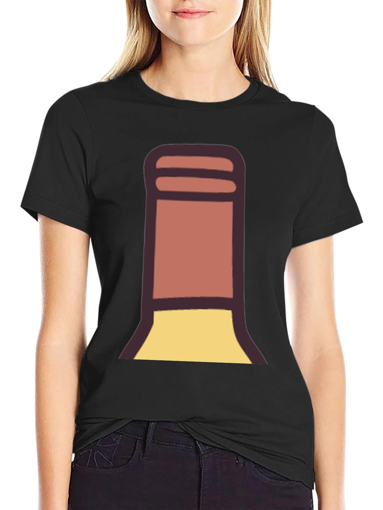 Fun Cartoon Wine Bottle T-Shirt