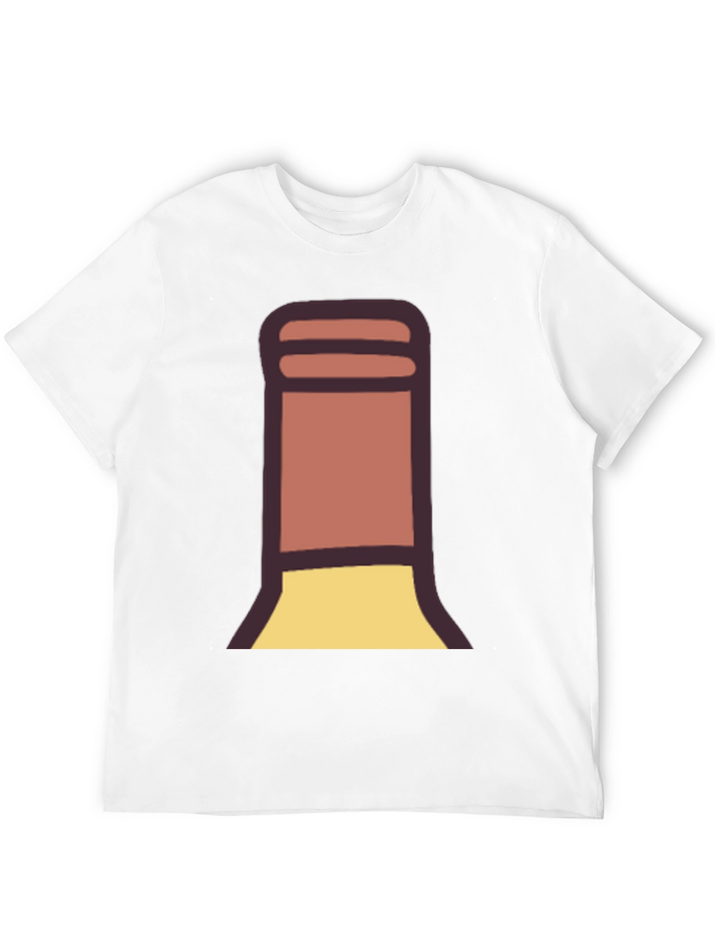 Fun Cartoon Wine Bottle T-Shirt
