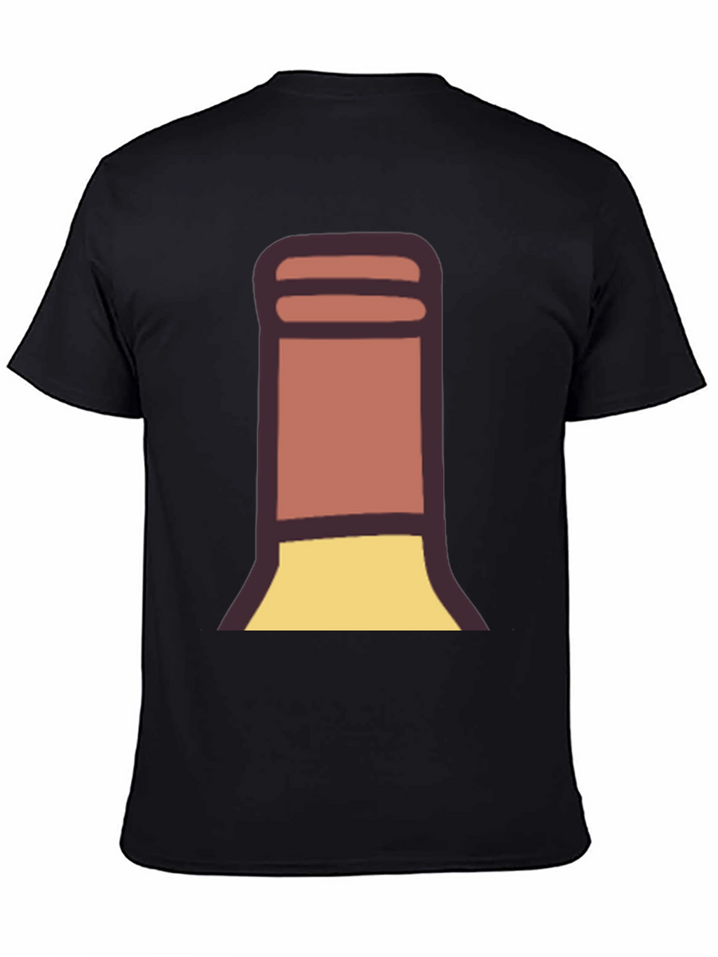 Fun Cartoon Wine Bottle T-Shirt