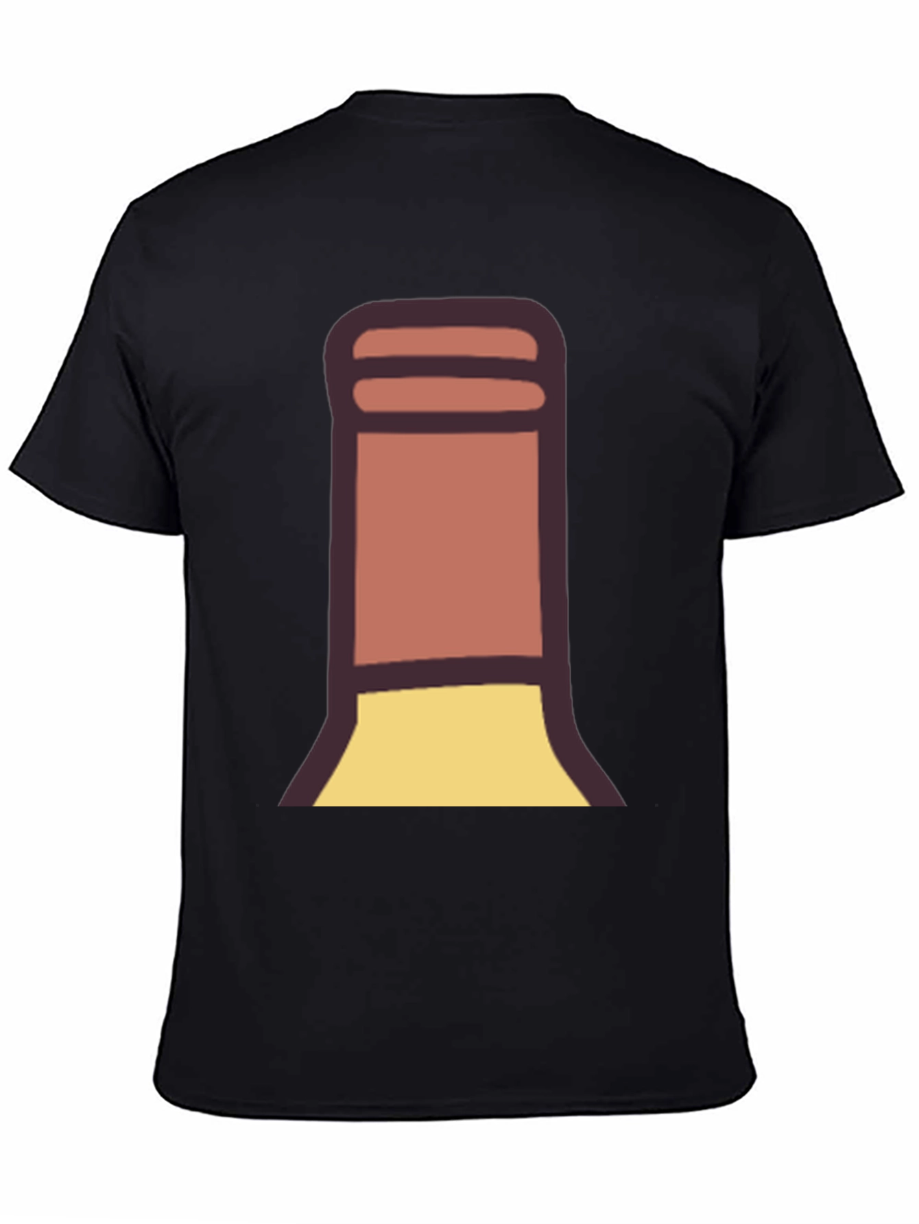 Fun Cartoon Wine Bottle T-Shirt