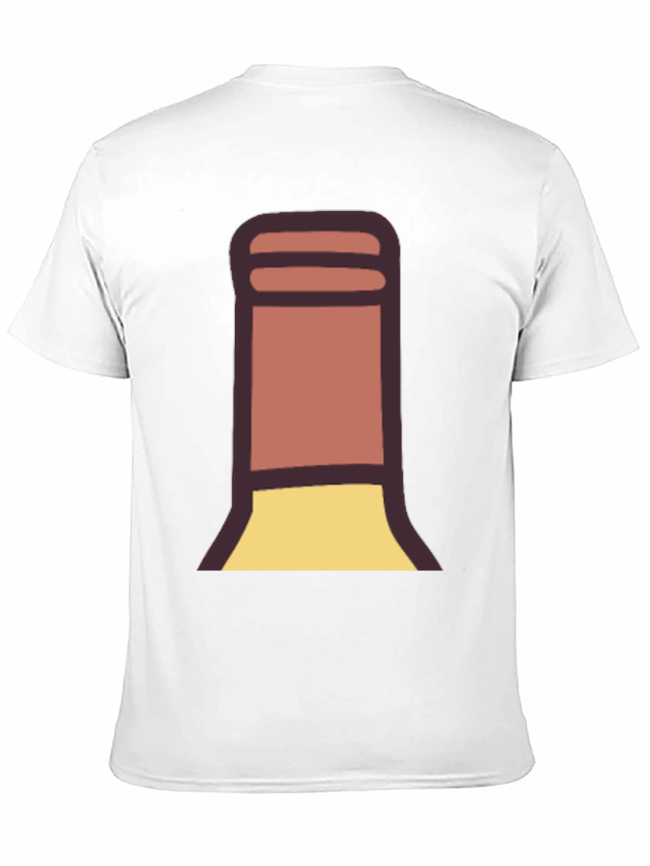 Fun Cartoon Wine Bottle T-Shirt
