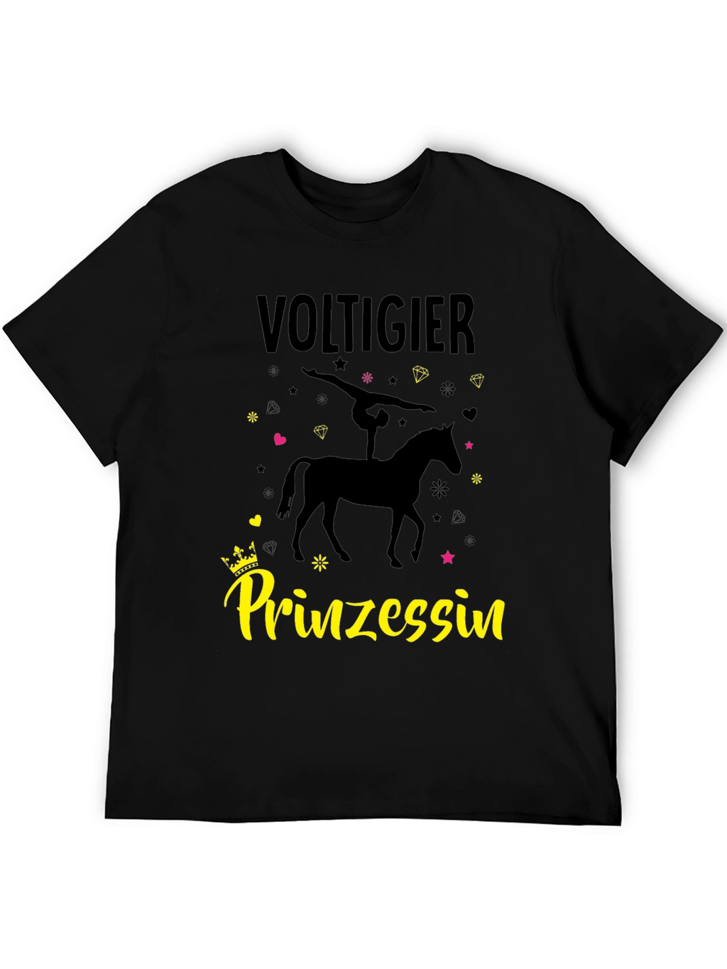 Voltigier Prinzessin T-Shirt Equestrian Vaulting