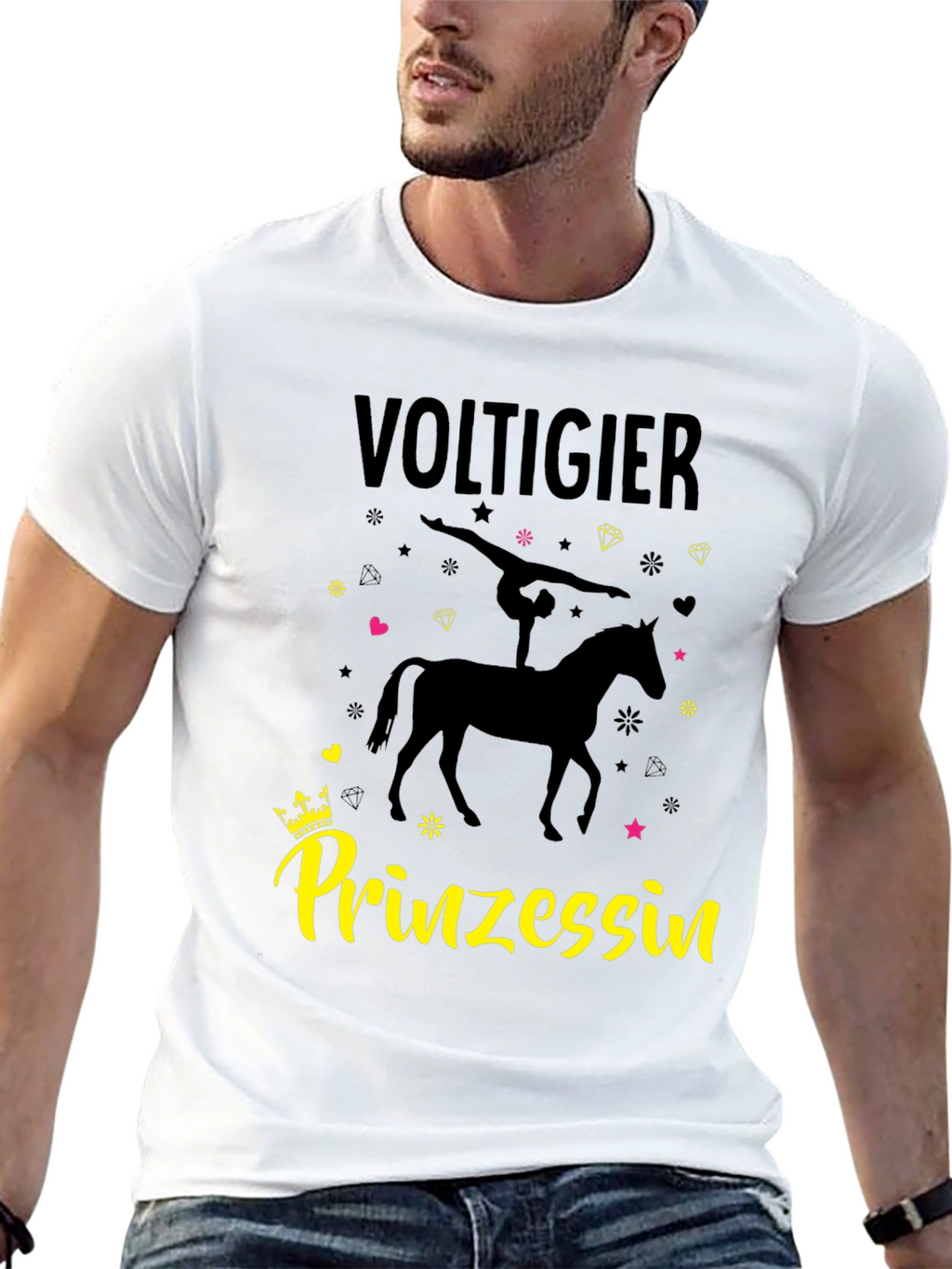 Voltigier Prinzessin T-Shirt Equestrian Vaulting
