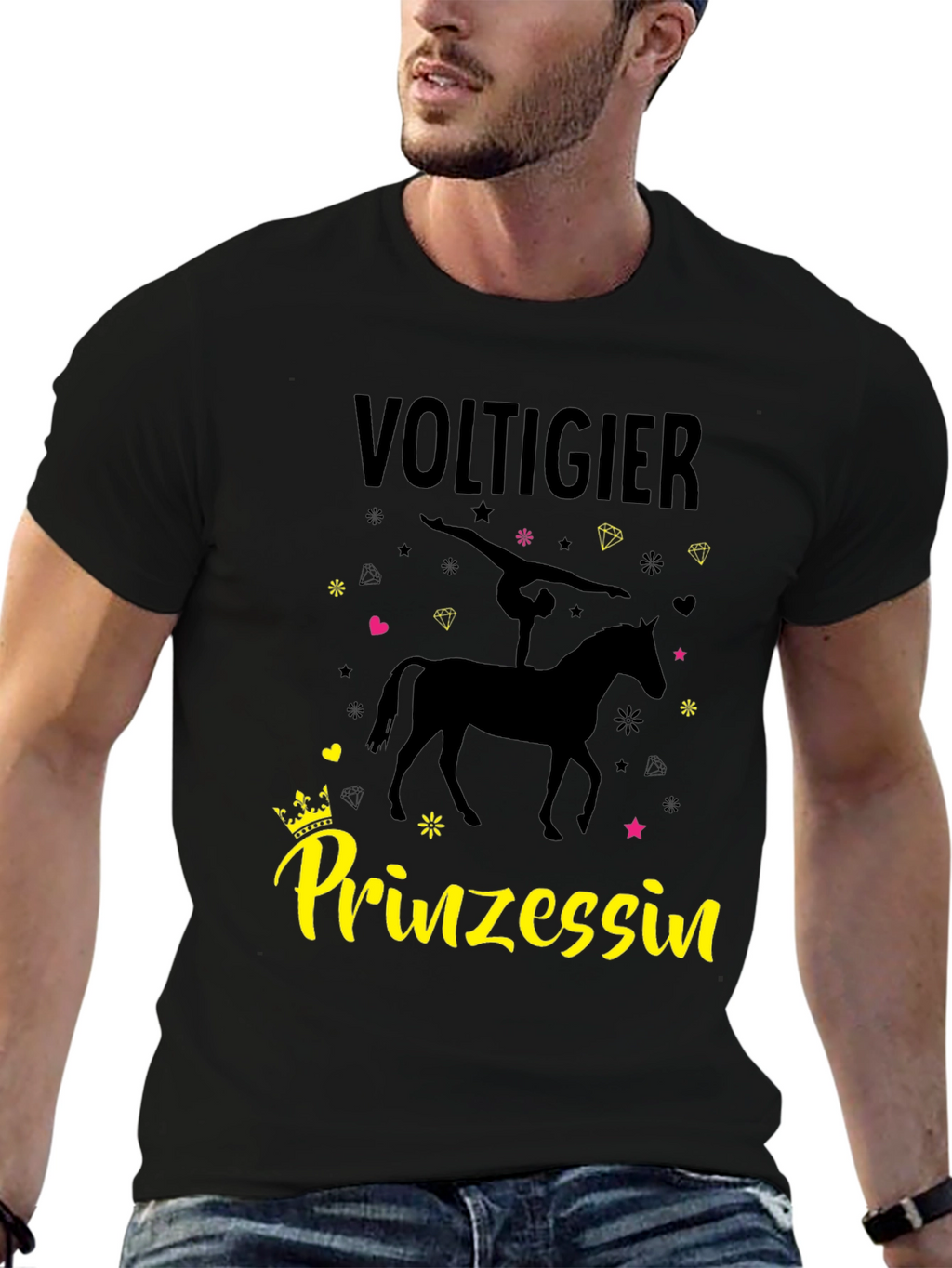 Voltigier Prinzessin T-Shirt Equestrian Vaulting