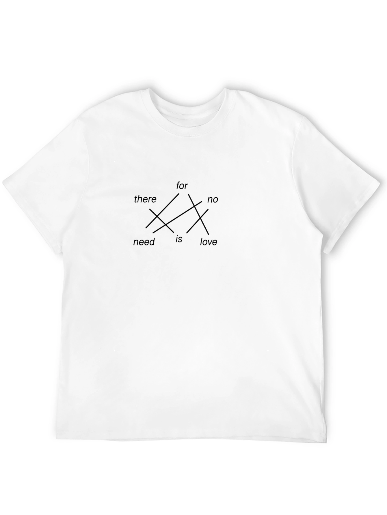There is No Need for Love T-Shirt
