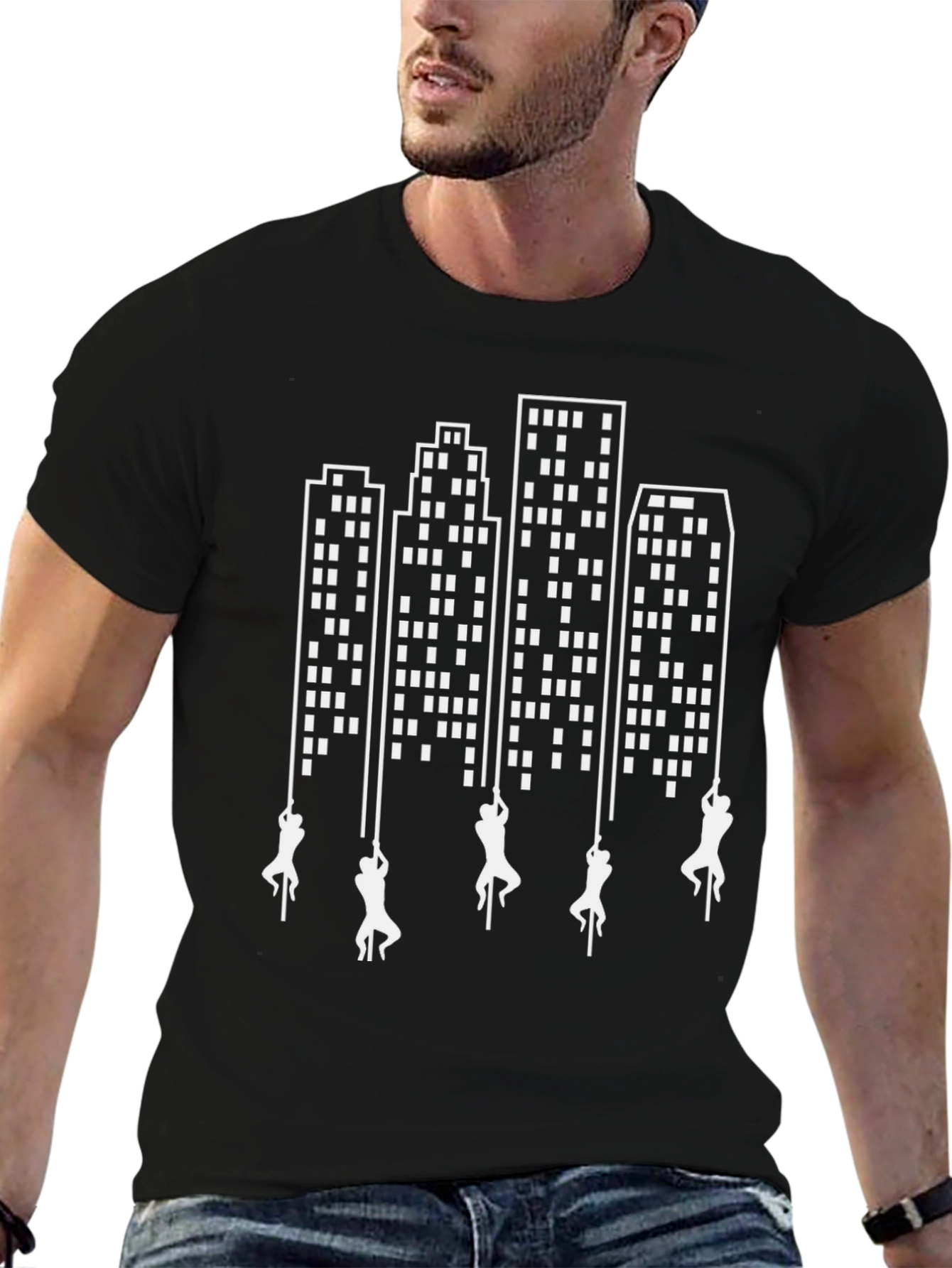 City Climbers Graphic Tee - Urban Adventure Shirt