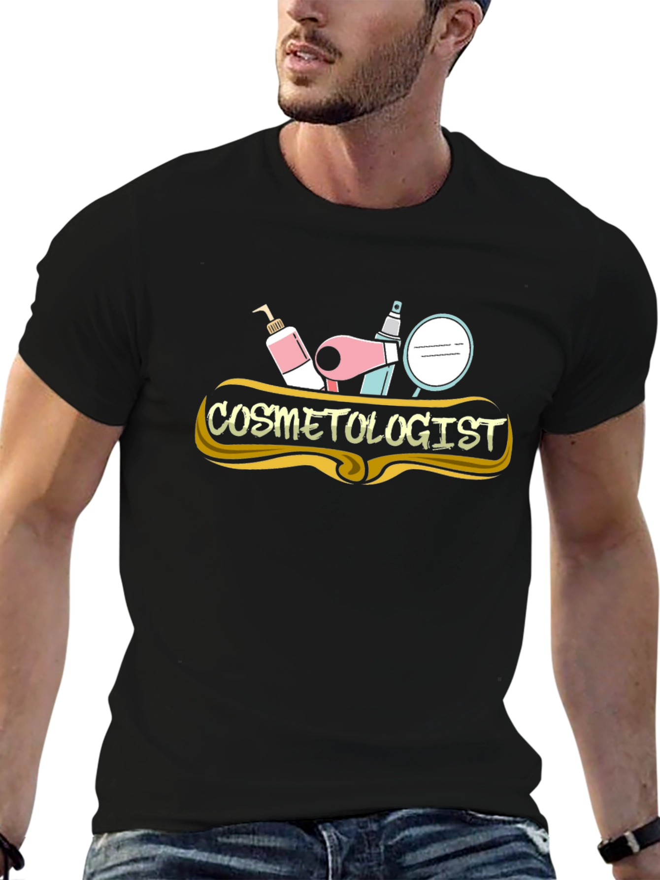 Cosmetologist Graphic Tee - Black