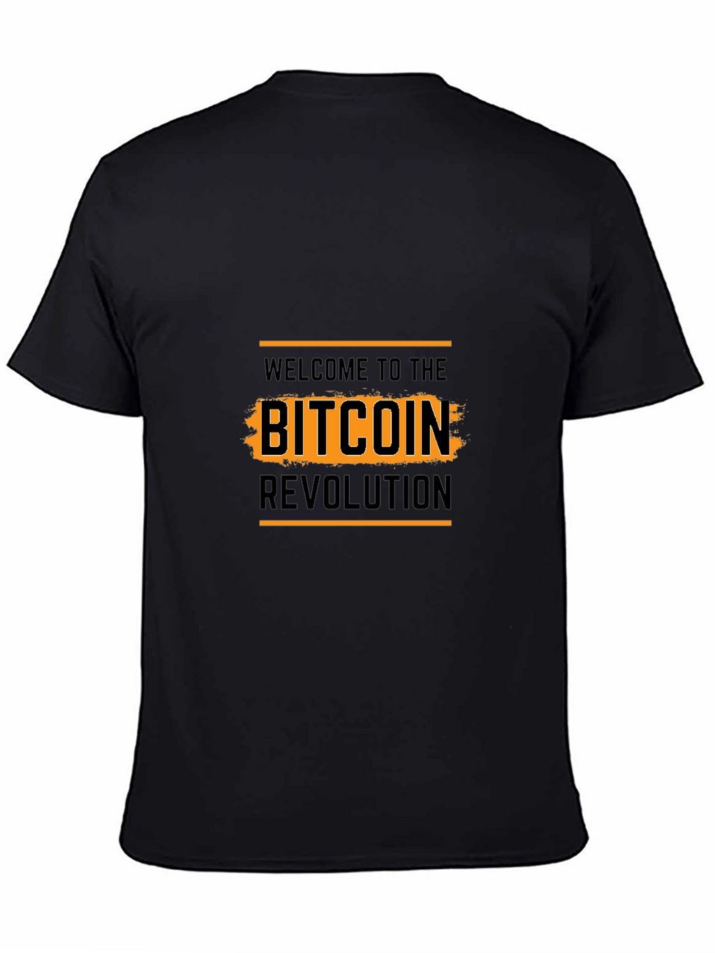 Bitcoin Revolution Black Graphic Tee