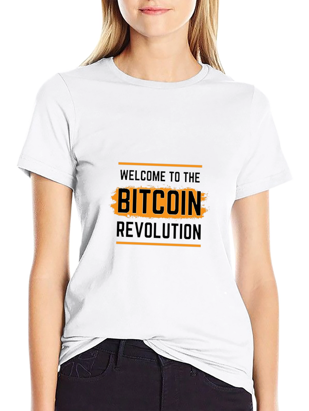 Bitcoin Revolution Black Graphic Tee